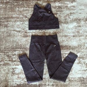 Gymshark Purple/Gray Matching Set
